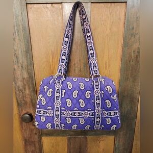 Vera Bradley Squared Away Simply Violet Shoulder Bag